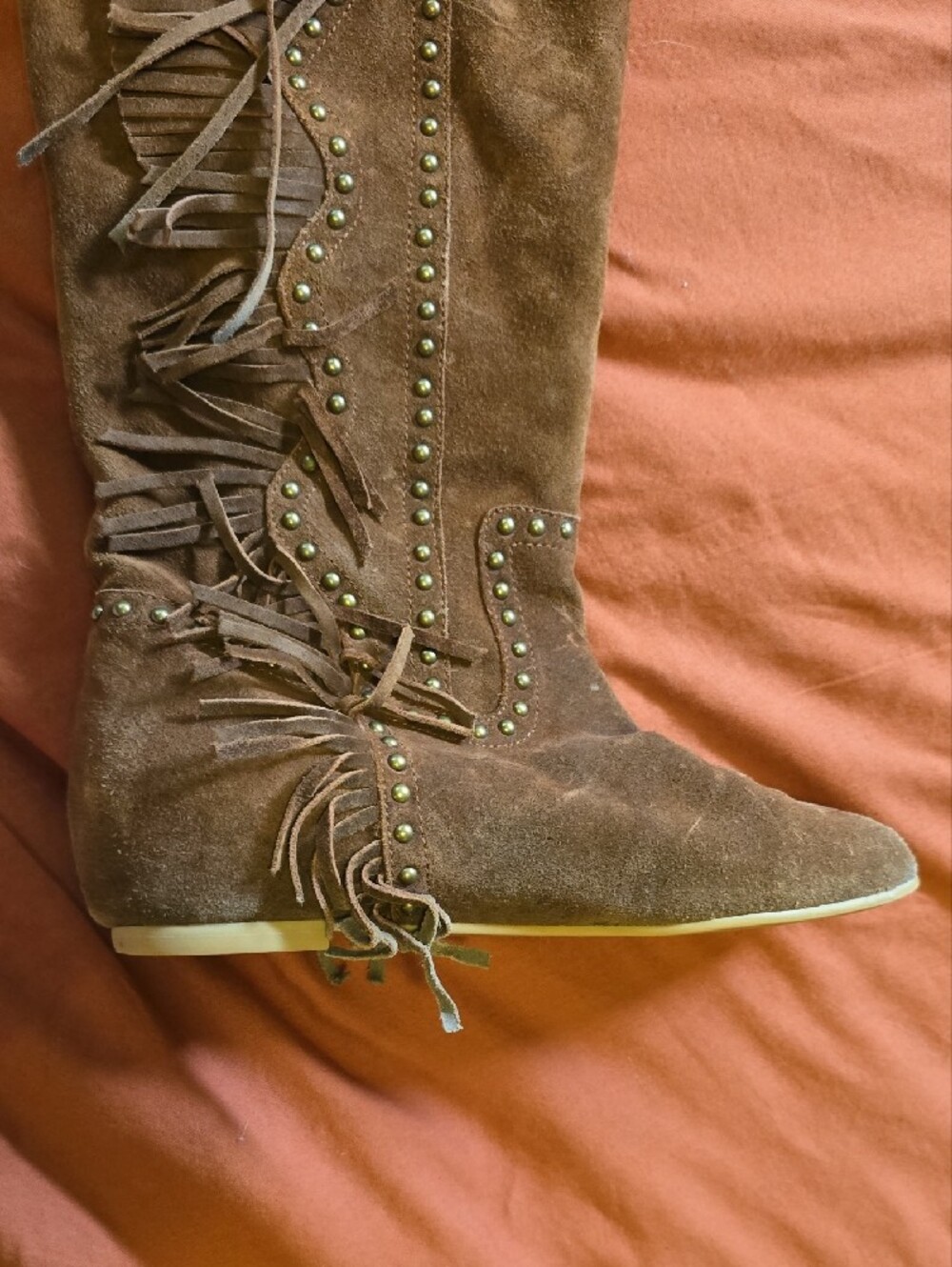 Jeffrey Campbell Joplin 2 Fringe Studded Boots - Picture 4 of 10